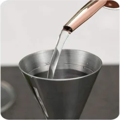 Cocktail Measurer, Stainless Steel Double Sided Cocktail Measurer, Silver Measuring Cup For Professional Bartender 30ml X 45mlMeasuring Cups -Kitchen Appliances Store 88617812 3