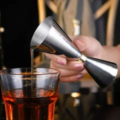 Cocktail Measurer, Stainless Steel Double Sided Cocktail Measurer, Silver Measuring Cup For Professional Bartender 30ml X 45mlMeasuring Cups -Kitchen Appliances Store 88617812 5