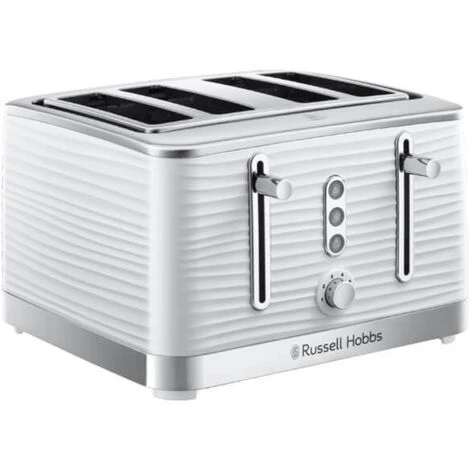 Russell Hobbs Inspire Kettle & 4 Slice Toaster Set White 4 Russell Hobbs Inspire Kettle & 4 Slice Toaster Set White - Image 4