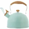 2.5L Whistling Tea Kettle With Ergonomic Handle Stainless Steel Kettle Induction Tea Kettle Whistling Kettle For All Gas Hobs Hobs