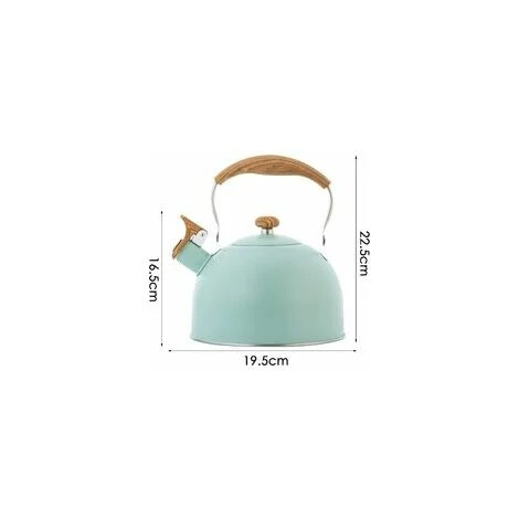 2.5L Whistling Tea Kettle With Ergonomic Handle Stainless Steel Kettle Induction Tea Kettle Whistling Kettle For All Gas Hobs Hobs 2 2.5L Whistling Tea Kettle With Ergonomic Handle Stainless Steel Kettle Induction Tea Kettle Whistling Kettle For All Gas Hobs Hobs - Image 2