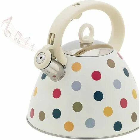 Vintage Gas Stove 3L Stainless Steel Tea Kettle With Silicone Handle 1 Vintage Gas Stove 3L Stainless Steel Tea Kettle With Silicone Handle