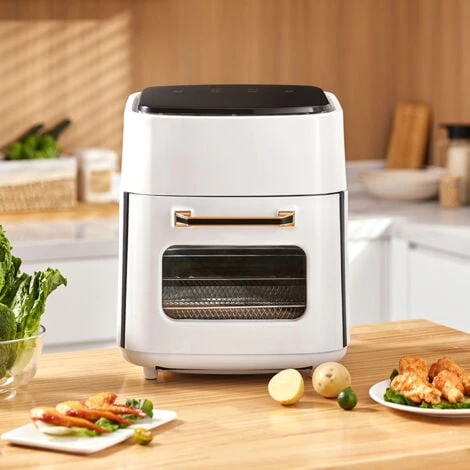 Livingandhome White 15L Large Air Fryer Oven 2 Livingandhome White 15L Large Air Fryer Oven - Image 2