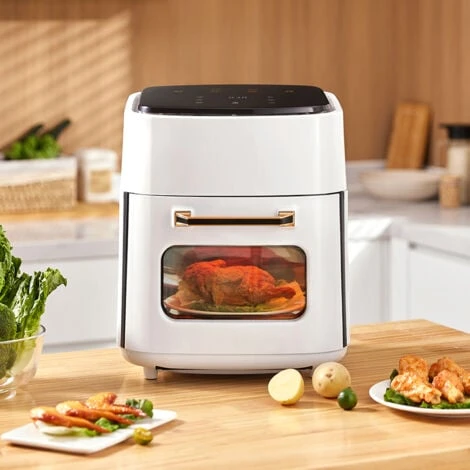 Livingandhome White 15L Large Air Fryer Oven 3 Livingandhome White 15L Large Air Fryer Oven - Image 3