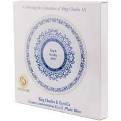 8" King Charles III Queen Consort Portrait Memorabilia Coronation Plate With Stand -Kitchen Appliances Store 89047928 4