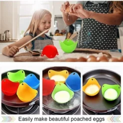 HIASDFLS Cuiseur Vapeur œufs Pochés 8Pcs, œufs Pochés Moule, Oeuf Dur Pocheuse Silicone, Easy Egg Cooker, Oeuf Poach Pods Pot 8 HIASDFLS Cuiseur Vapeur œufs Pochés 8Pcs, œufs Pochés Moule, Oeuf Dur Pocheuse Silicone, Easy Egg Cooker, Oeuf Poach Pods Pot -Kitchen Appliances Store 89419515 4