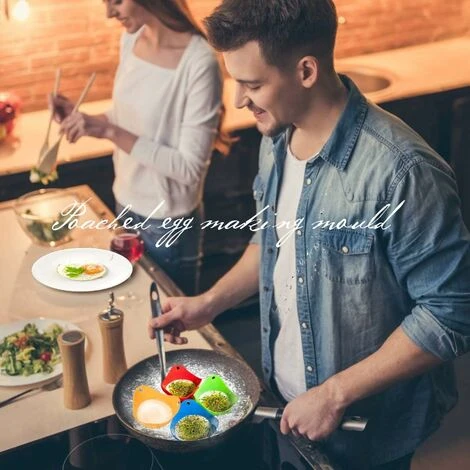 HIASDFLS Cuiseur Vapeur œufs Pochés 8Pcs, œufs Pochés Moule, Oeuf Dur Pocheuse Silicone, Easy Egg Cooker, Oeuf Poach Pods Pot 5 HIASDFLS Cuiseur Vapeur œufs Pochés 8Pcs, œufs Pochés Moule, Oeuf Dur Pocheuse Silicone, Easy Egg Cooker, Oeuf Poach Pods Pot - Image 5