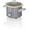 Swan 1.5L Slow Cooker Retro Grey
