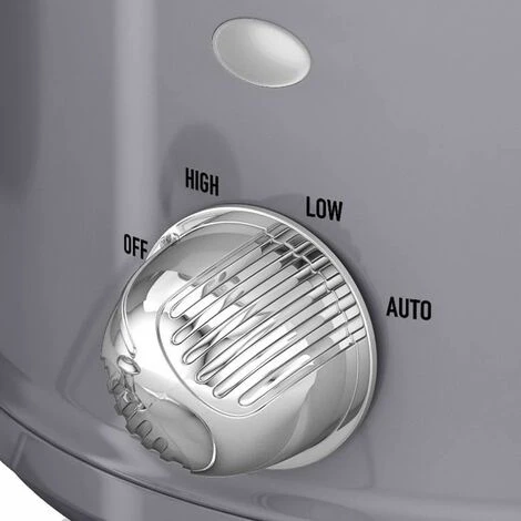 Swan 1.5L Slow Cooker Retro Grey 3 Swan 1.5L Slow Cooker Retro Grey - Image 3