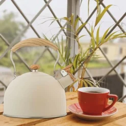 Whistling Kettle, 2.5L Whistling Kettle Induction Gas Kettle Stainless Steel Whistling Kettle Teapot Whistling Kettle For Induction Gas Cookers, Easy To Clean -Kitchen Appliances Store 89793418 5