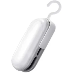 Mini Sealer, 2 In 1 Heat Sealer Portable Vacuum Sealer Machine ABS Mini Sealer For Plastic Bags