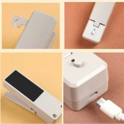 Mini Sealer, 2 In 1 Mini Bag Sealer, Portable Heat Sealer, Heat Sealer And Cutter, For Appetizers And Food Storage -Kitchen Appliances Store 89794264 3