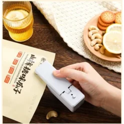 Mini Sealer, 2 In 1 Mini Bag Sealer, Portable Heat Sealer, Heat Sealer And Cutter, For Appetizers And Food Storage -Kitchen Appliances Store 89794264 5