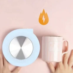 USB Mug Heater Mat, Coffee Mug Warmer For Office/Home/Office USB Heating Insulation (Blue) -Kitchen Appliances Store 89795509 5