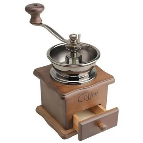 Vintage Manual Coffee Grinder Ceramic Burr Conical Portable Hand Crank Coffee Machine 2 Vintage Manual Coffee Grinder Ceramic Burr Conical Portable Hand Crank Coffee Machine - Image 2