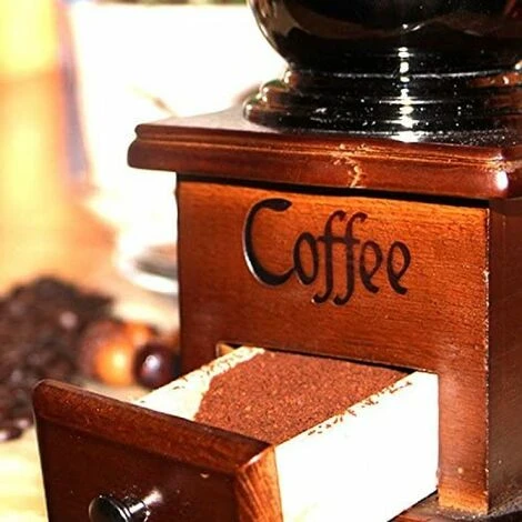 Vintage Manual Coffee Grinder Ceramic Burr Conical Portable Hand Crank Coffee Machine 4 Vintage Manual Coffee Grinder Ceramic Burr Conical Portable Hand Crank Coffee Machine - Image 4