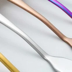8 Pieces Butter Knife Jam Knife, Stainless Steel Butter Knives, For Butter, Cream, Cheese, Chocolate, Ketchup, Mirror Polished, Dishwasher Safe, Gold - MODOU -Kitchen Appliances Store 89805401 4