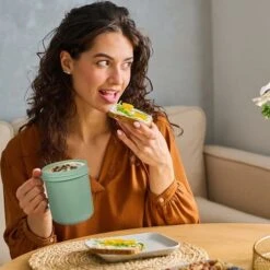 Microwaveable Soup Mug With Lid And Spoon Soup To-Go Container Cereal Cup With Lid For Soups Noodles Hot Cereals And More Reusable - MODOU 8 Microwaveable Soup Mug With Lid And Spoon Soup To-Go Container Cereal Cup With Lid For Soups Noodles Hot Cereals And More Reusable - MODOU -Kitchen Appliances Store 89805444 4