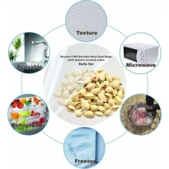 Set Of 2 Rolls Of Plastic Bags To Be Welded Perfectly Hermetic After Welding - Vacuum Food Bags - Bags For Vacuum Machine - 20 X 300 Cm MODOU 8 Set Of 2 Rolls Of Plastic Bags To Be Welded Perfectly Hermetic After Welding - Vacuum Food Bags - Bags For Vacuum Machine - 20 X 300 Cm MODOU -Kitchen Appliances Store 89805463 4