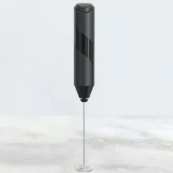 MODOU Electric Milk Frother, Electric Milk Frother Mini Egg Beater, Drink Mixer With Stainless Steel Whisk And Stand For Cappuccino, Latte, Lat, Hot Chocolate, Egg Whisk -Kitchen Appliances Store 89806361 4