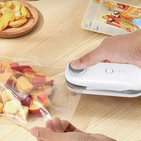 Plastic Bag Sealer,Mini Sealer,Mini Bag Sealer,2 In 1 Mini Bag Sealer,Suitable For French Fries Bag Plastic Kitchen Food - MODOU 3 Plastic Bag Sealer,Mini Sealer,Mini Bag Sealer,2 In 1 Mini Bag Sealer,Suitable For French Fries Bag Plastic Kitchen Food - MODOU - Image 3