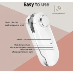 Plastic Bag Sealer,Mini Sealer,Mini Bag Sealer,2 In 1 Mini Bag Sealer,Suitable For French Fries Bag Plastic Kitchen Food - MODOU 8 Plastic Bag Sealer,Mini Sealer,Mini Bag Sealer,2 In 1 Mini Bag Sealer,Suitable For French Fries Bag Plastic Kitchen Food - MODOU -Kitchen Appliances Store 89806861 4