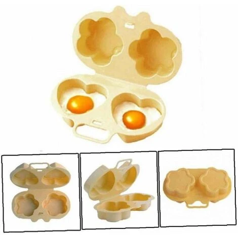 Microwave Egg Poacher Creative Kitchen Utensil 1pc 3 Microwave Egg Poacher Creative Kitchen Utensil 1pc - Image 3
