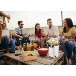 Popcorn Machine, Popcorn Machine, Hot Air Popcorn Machine, Oil And Fat Free Health Machine (White) 9 Popcorn Machine, Popcorn Machine, Hot Air Popcorn Machine, Oil And Fat Free Health Machine (White) -Kitchen Appliances Store 90372047 5