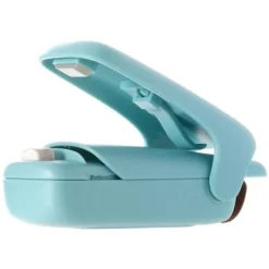 Mini Bag Sealer For Plastic Bag Storage Snack Cookies Fresh Green (battery Not Included)