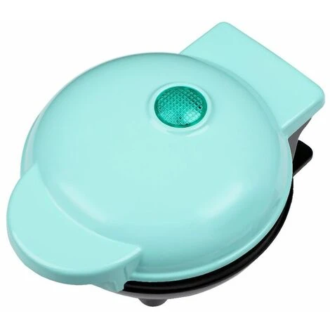 Mini Waffle Maker Machine For Individual Waffles, Paninis, Hash Browns Blue 1 Mini Waffle Maker Machine For Individual Waffles, Paninis, Hash Browns Blue