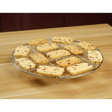 BBQ Accessories Grill Rack - 304 Stainless Steel Baking Cooking Round Rack For Rib Cookie Cakes 3 BBQ Accessories Grill Rack - 304 Stainless Steel Baking Cooking Round Rack For Rib Cookie Cakes - Image 3