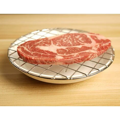 BBQ Accessories Grill Rack - 304 Stainless Steel Baking Cooking Round Rack For Rib Cookie Cakes 5 BBQ Accessories Grill Rack - 304 Stainless Steel Baking Cooking Round Rack For Rib Cookie Cakes - Image 5