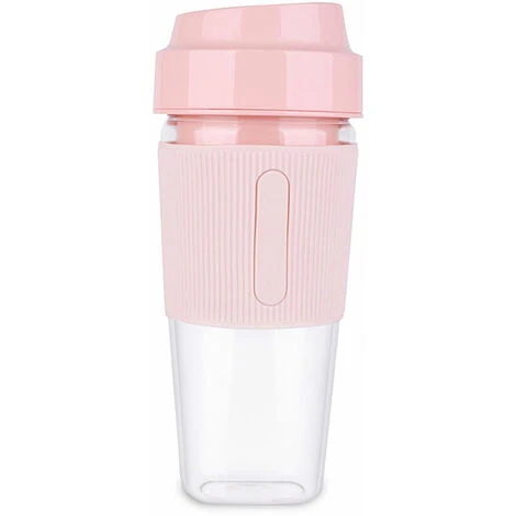 Portable Blender Juicer Cup Mini Smoothies Maker Rechargeable Blender Personal Size Blender Travel Cup With Safety Guard (Pink) 1 Portable Blender Juicer Cup Mini Smoothies Maker Rechargeable Blender Personal Size Blender Travel Cup With Safety Guard (Pink)