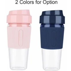 Portable Blender Juicer Cup Mini Smoothies Maker Rechargeable Blender Personal Size Blender Travel Cup With Safety Guard (Pink) 9 Portable Blender Juicer Cup Mini Smoothies Maker Rechargeable Blender Personal Size Blender Travel Cup With Safety Guard (Pink) -Kitchen Appliances Store 90818143 5