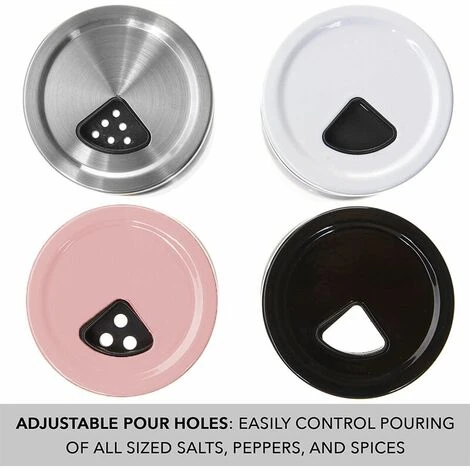 Stainless Steel Glass Spice Bottle Spice Jar Home Kitchen Cooking Stainless Steel Color Pepper Bottle 3 Stainless Steel Glass Spice Bottle Spice Jar Home Kitchen Cooking Stainless Steel Color Pepper Bottle - Image 3