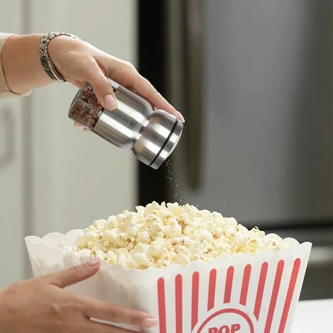 Stainless Steel Glass Spice Bottle Spice Jar Home Kitchen Cooking Stainless Steel Color Pepper Bottle 4 Stainless Steel Glass Spice Bottle Spice Jar Home Kitchen Cooking Stainless Steel Color Pepper Bottle - Image 4