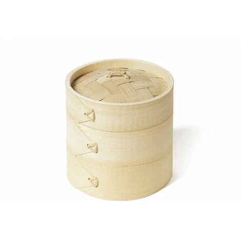 Outdoor Bamboo Steamer (3 Steamers + 1 Lid), Medium 1 Outdoor Bamboo Steamer (3 Steamers + 1 Lid), Medium