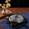 Home Mini Electric Stove Single Burner Portable Plate Mosquito Stove 1000W High Power 200-1000℃ Kitchen Stove Water Smoke Charcoal Coconut Shell Charcoal L