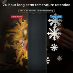 Coffee Thermos,Smart Water Bottle,Hot Water Thermos,Stay Hot For 24 Hrs,Cold For 24 Hrs -Kitchen Appliances Store 91770835 5