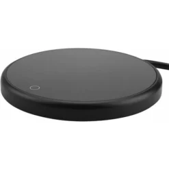 Electric Cup Warmer Desktop Pad Tea Coffee Milk Cup Warmer Coaster Tray Household Office Supplies(Black) -Kitchen Appliances Store 91886363 4