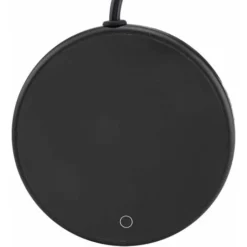 Electric Cup Warmer Desktop Pad Tea Coffee Milk Cup Warmer Coaster Tray Household Office Supplies(Black) -Kitchen Appliances Store 91886363 5