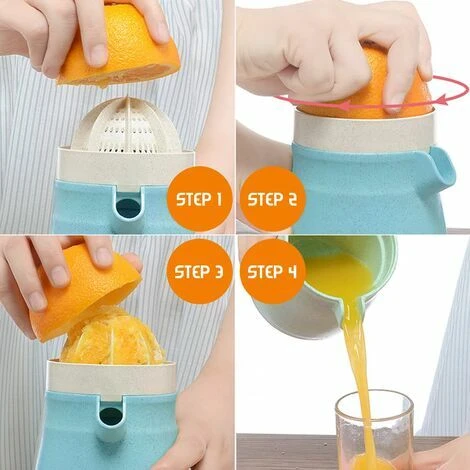 Manual Citrus Juicer, 450ml Lemon Squeezer Dual Purpose Manual Fruit Squeezer, Manual Fruit Squeezer For Lemons/Lime/Orange/Grapefruit 4 Manual Citrus Juicer, 450ml Lemon Squeezer Dual Purpose Manual Fruit Squeezer, Manual Fruit Squeezer For Lemons/Lime/Orange/Grapefruit - Image 4