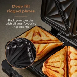 Tower Cavaletto Sandwich Maker Black 7 Tower Cavaletto Sandwich Maker Black -Kitchen Appliances Store 91972069 3