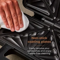 Tower Cavaletto Sandwich Maker Black 9 Tower Cavaletto Sandwich Maker Black -Kitchen Appliances Store 91972069 5