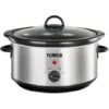 Tower 3.5 Litre Stainless Steel Slow Cooker