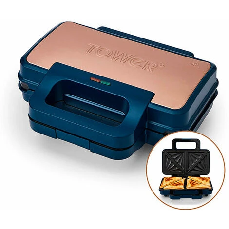 Tower Cavaletto Sandwich Maker Midnight Blue 1 Tower Cavaletto Sandwich Maker Midnight Blue