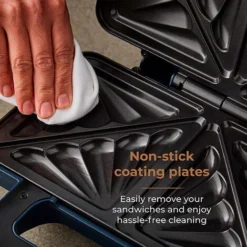 Tower Cavaletto Sandwich Maker Midnight Blue 9 Tower Cavaletto Sandwich Maker Midnight Blue -Kitchen Appliances Store 91972083 5