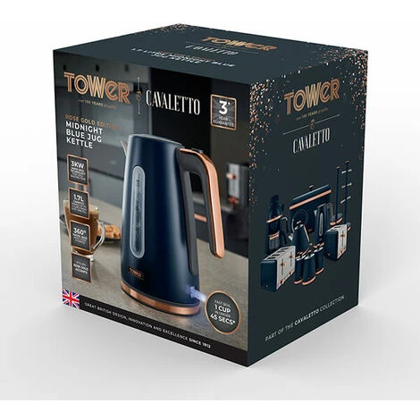 Tower Cavaletto Kettle Midnight Blue 2 Tower Cavaletto Kettle Midnight Blue - Image 2