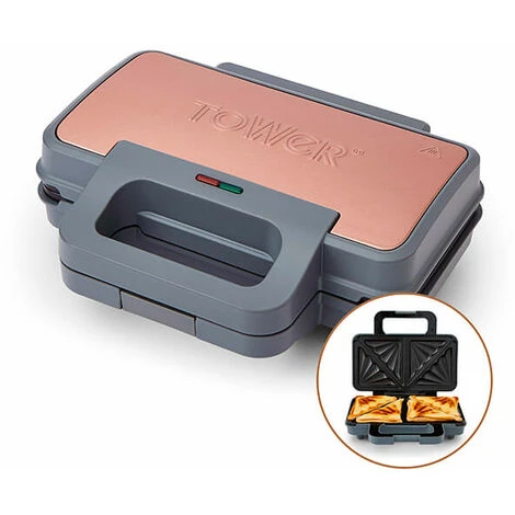Tower Cavaletto Sandwich Maker Grey 1 Tower Cavaletto Sandwich Maker Grey