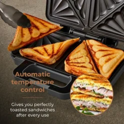 Tower Cavaletto Sandwich Maker Grey 8 Tower Cavaletto Sandwich Maker Grey -Kitchen Appliances Store 91972234 4